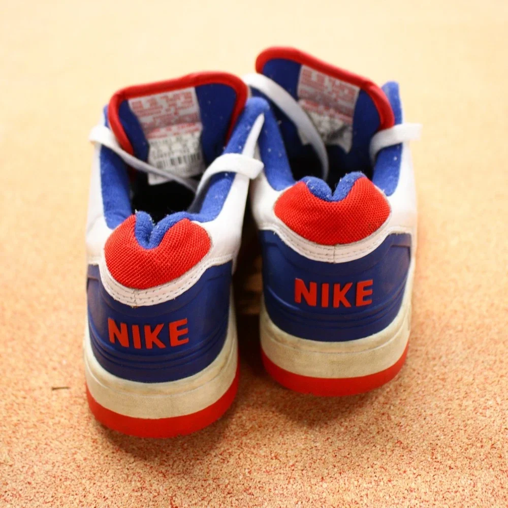 VINTAGE 2003 DS Nike Air Force 2 Low (GS) 6.5Y White Blue Ribbon-Red 306527-143